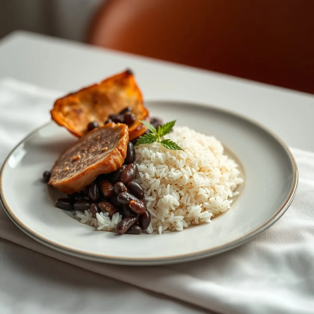 AI-generated photo Seasoned rice. AI-generated photo.