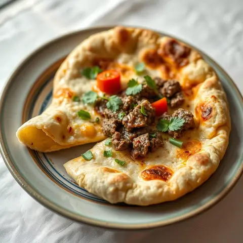 Lahmacun. AI-generated photo.