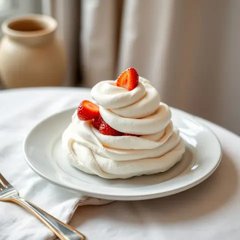 Pavlova. AI-generated photo.