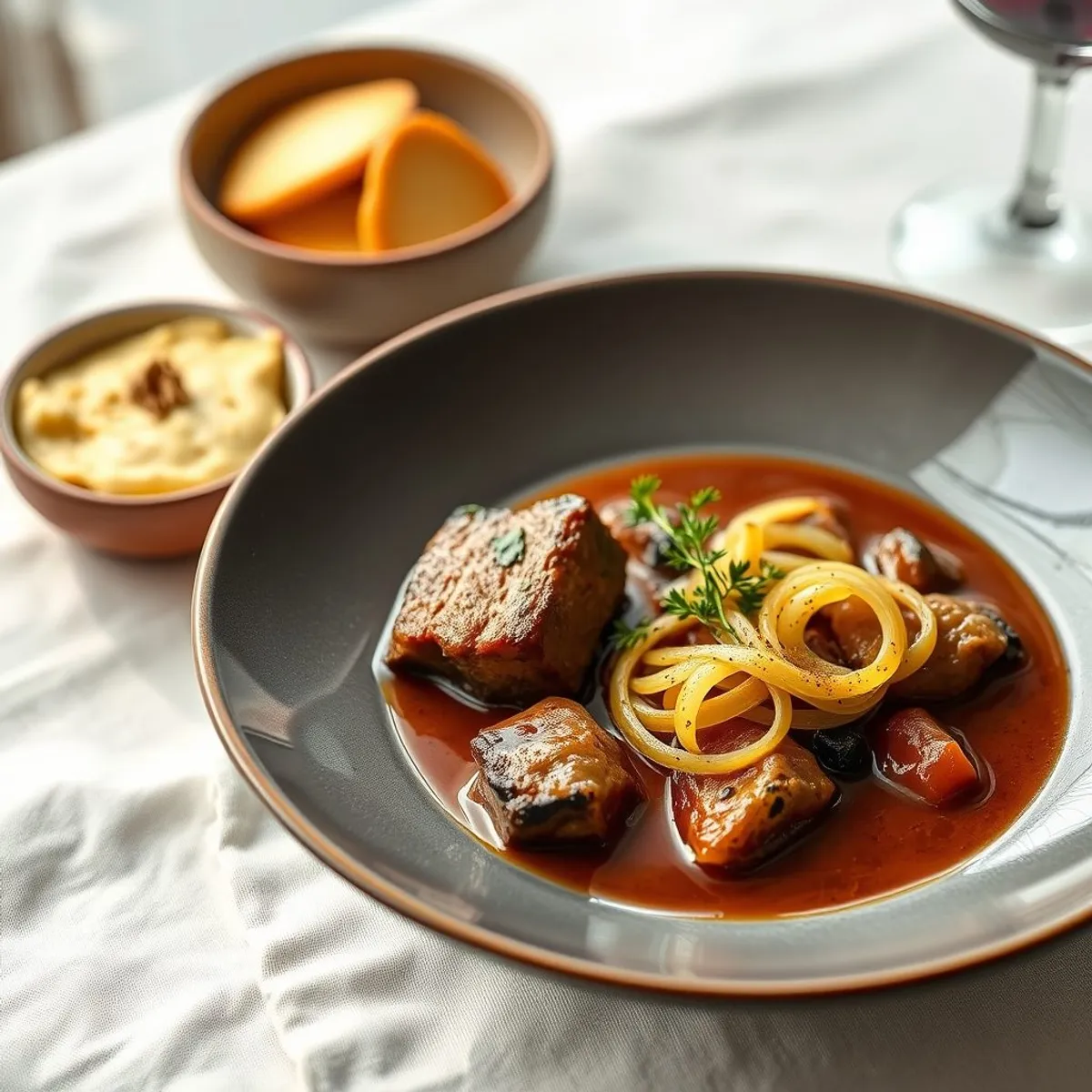 AI-generated photo Austrian gulasch. AI-generated photo.