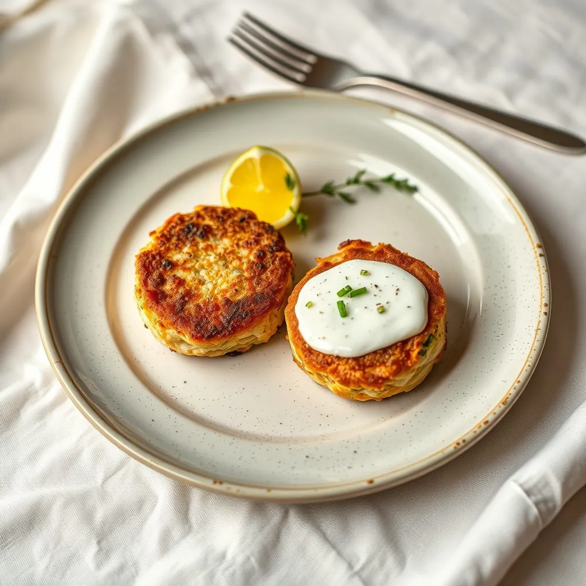 AI-generated photo Salt-fish cakes. AI-generated photo.