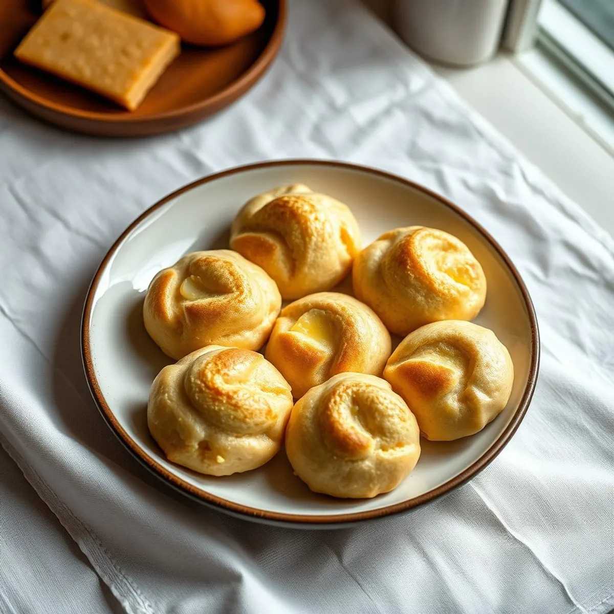 AI-generated photo Pão de queijo. AI-generated photo.