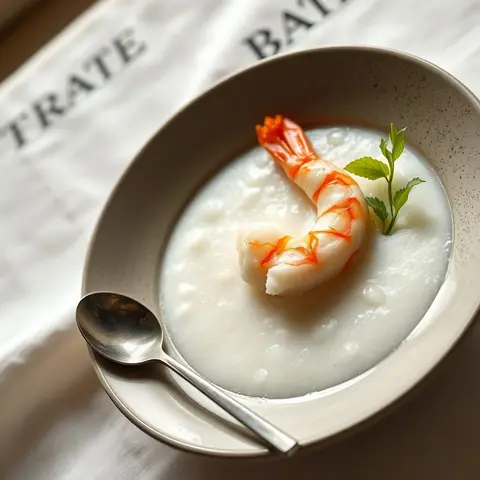 Sago porridge. AI-generated photo.