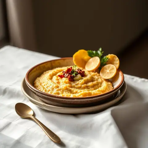 Tô · millet porridge. AI-generated photo.