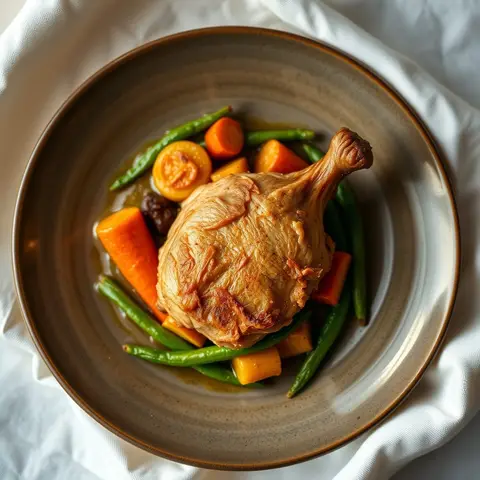 Chicken DG. AI-generated photo.