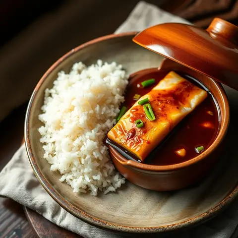 Caramel Ginger Fish. AI-generated photo.