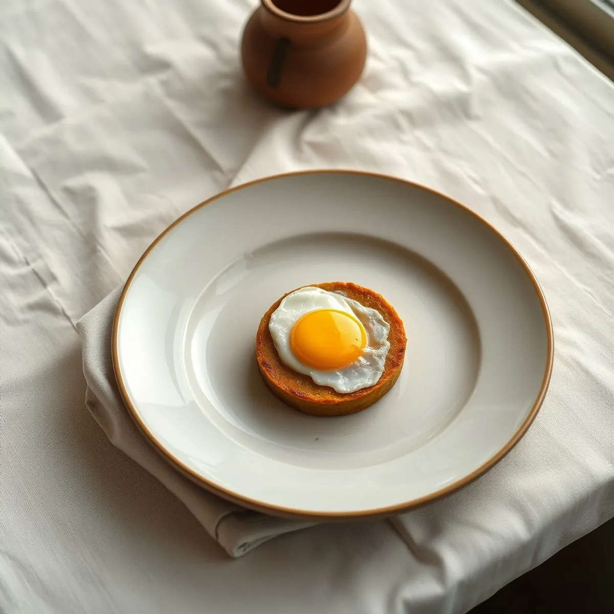 AI-generated photo Plantain breakfast. AI-generated photo.