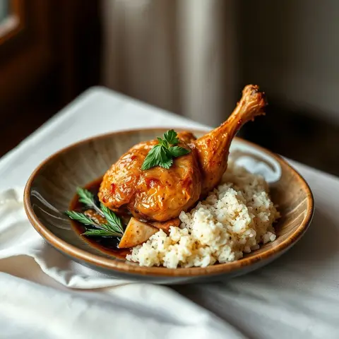 Lovo chicken. AI-generated photo.