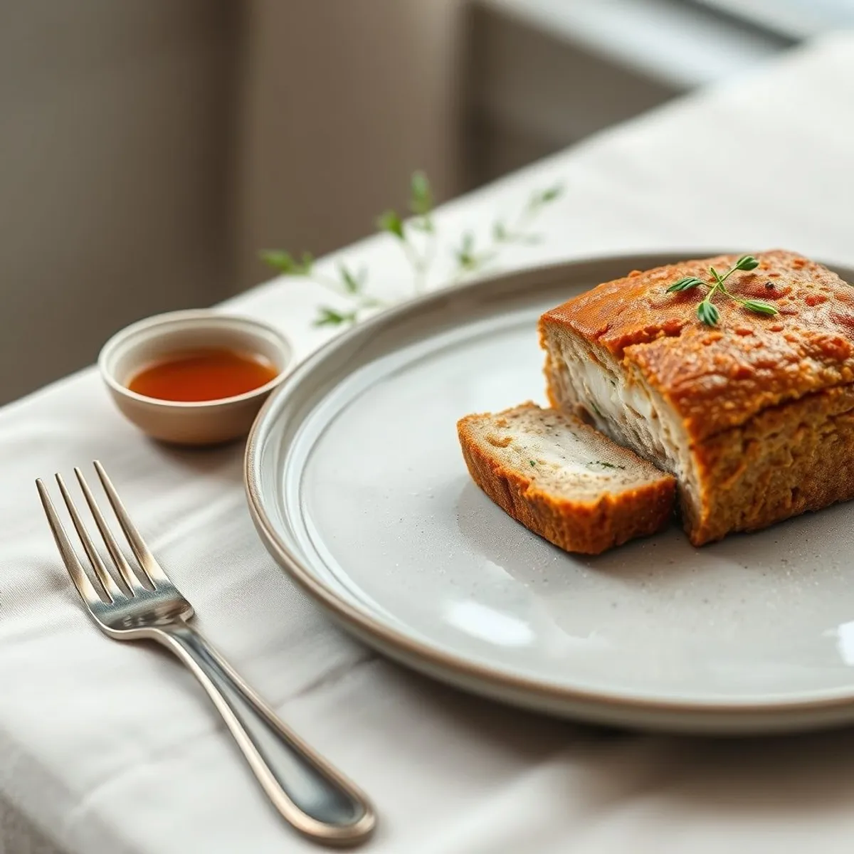 AI-generated photo Rye fish loaf. AI-generated photo.