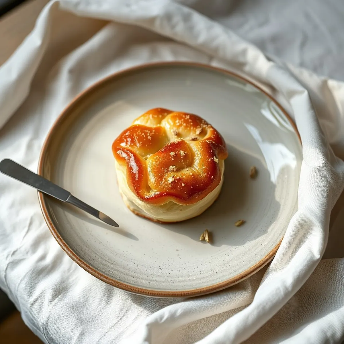 AI-generated photo Cardamom pulla. AI-generated photo.