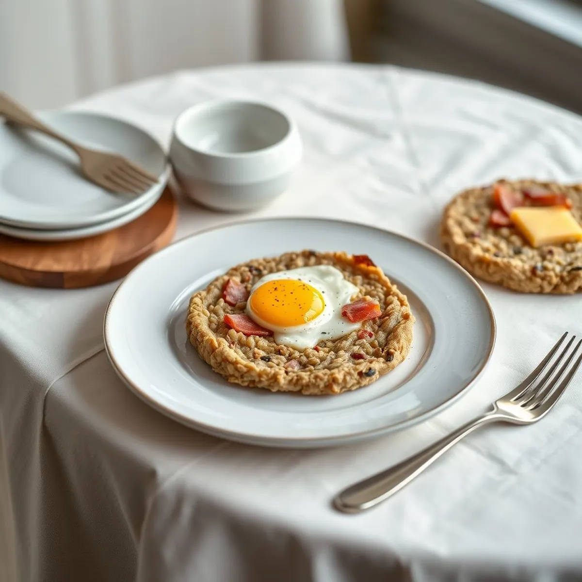 AI-generated photo Buckwheat galettes. AI-generated photo.