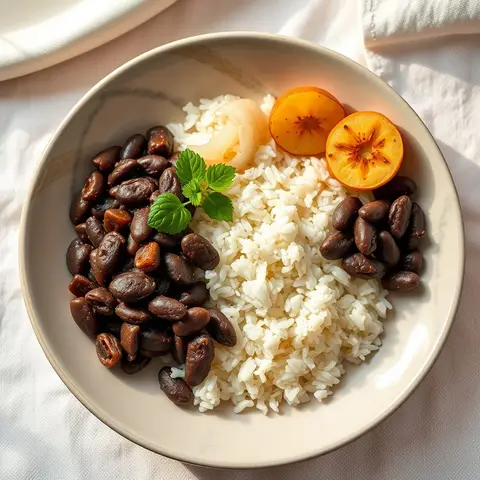 Waakye. AI-generated photo.