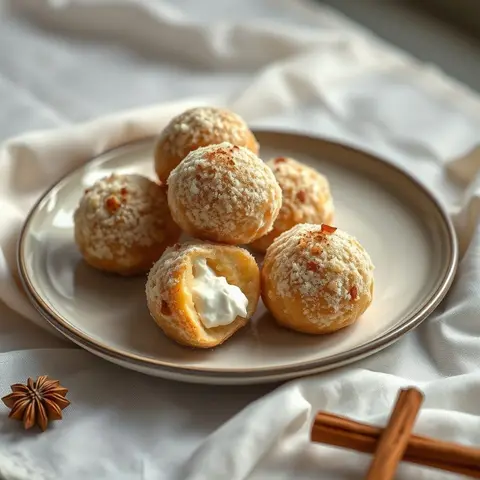 Loukoumades. AI-generated photo.