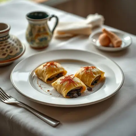 Rellenitos. AI-generated photo.