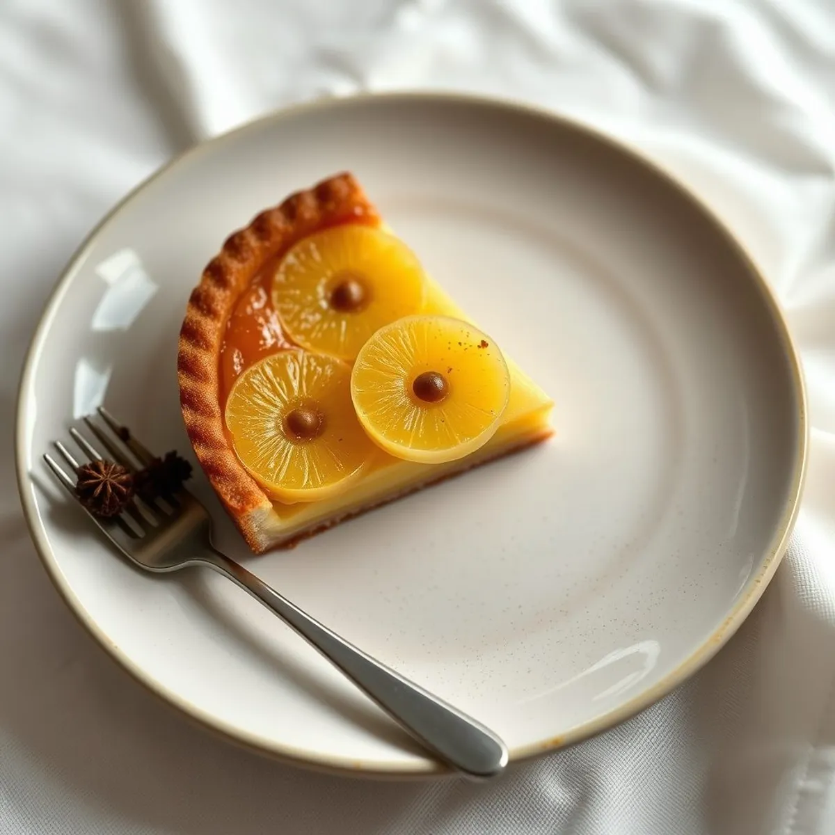 AI-generated photo Pine tart. AI-generated photo.