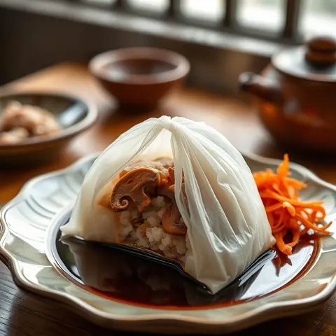 Zongzi. AI-generated photo.