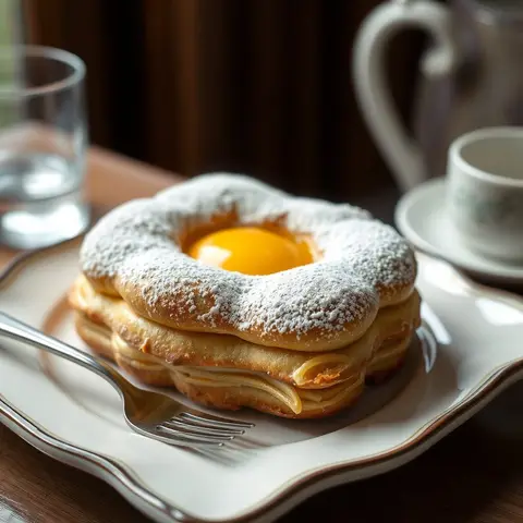 Paris-Brest. AI-generated photo.