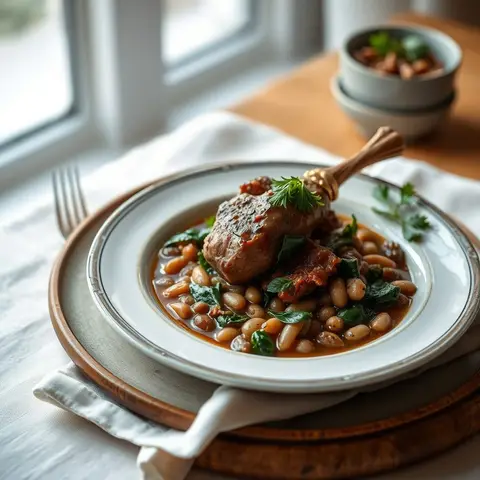 Ghormeh sabzi. AI-generated photo.