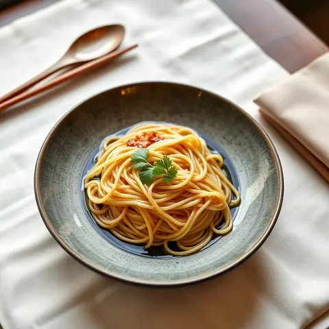 Zaru soba. AI-generated photo.