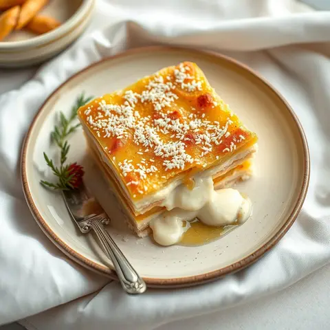 Knafeh. AI-generated photo.