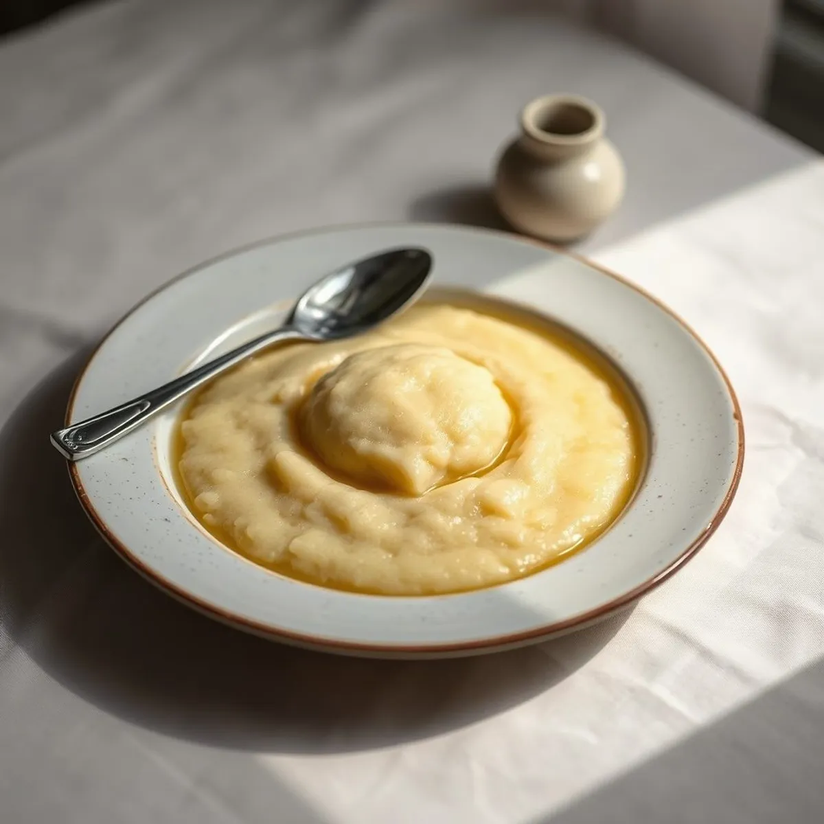 AI-generated photo Papa porridge. AI-generated photo.