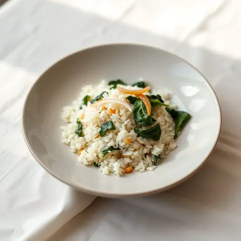 Check rice. AI-generated photo.