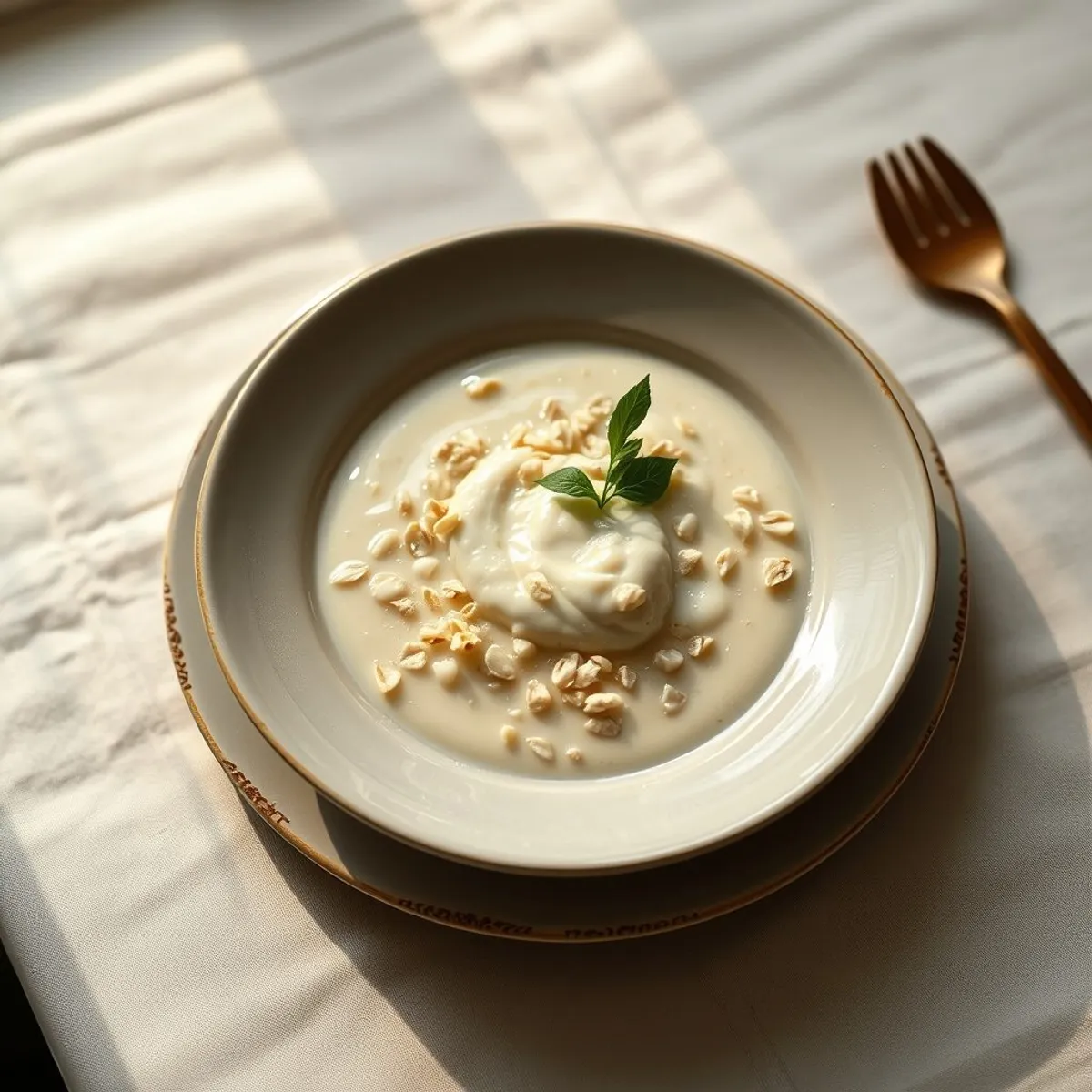 AI-generated photo Porridge. AI-generated photo.