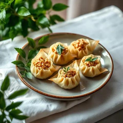 Tuna pastries. AI-generated photo.
