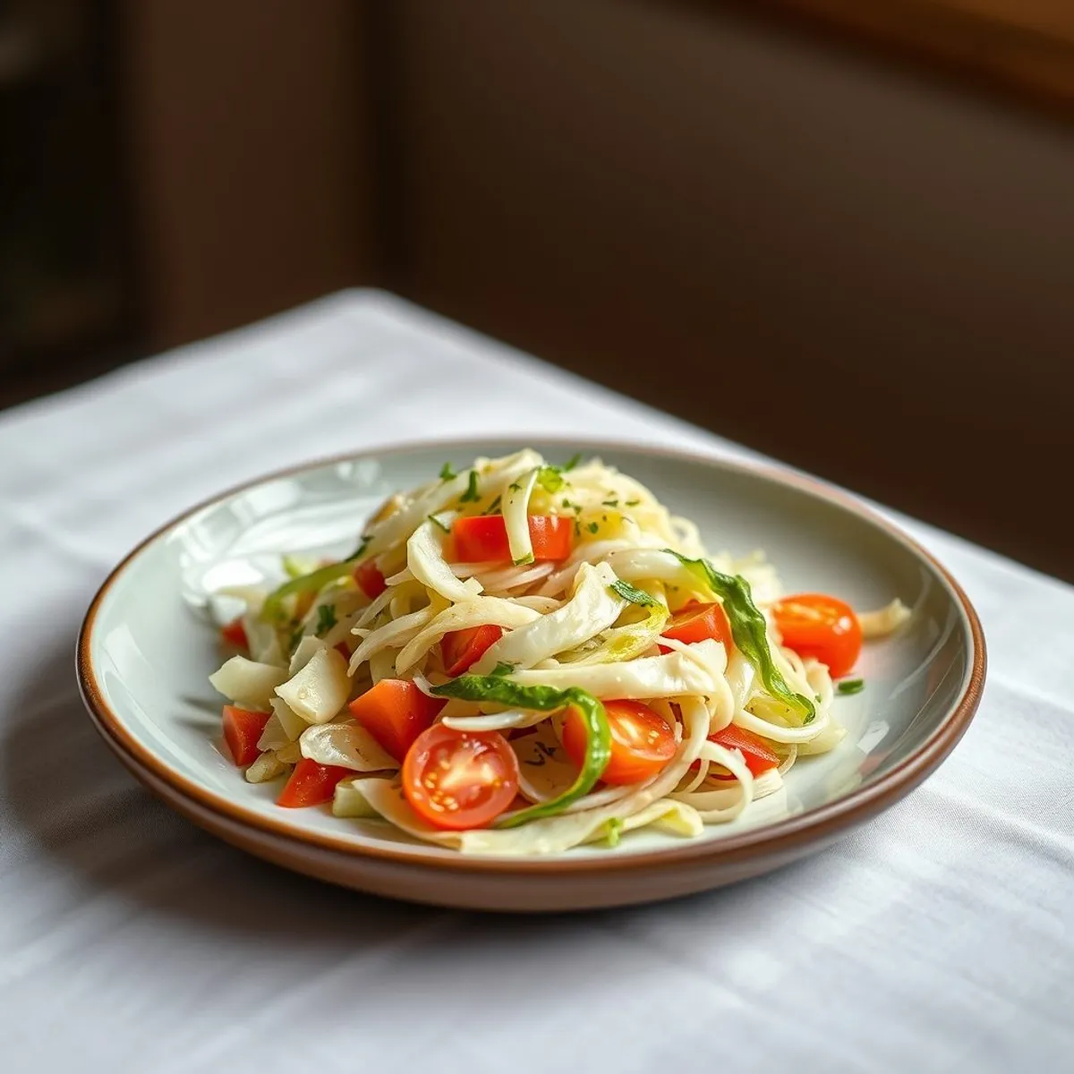 AI-generated photo Cabbage salad. AI-generated photo.