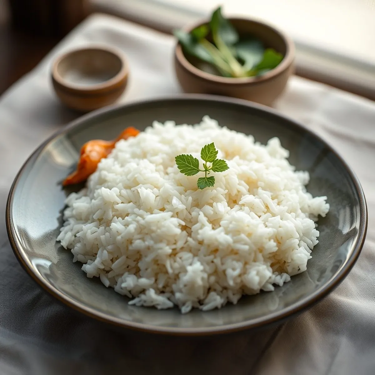 AI-generated photo Coconut rice. AI-generated photo.