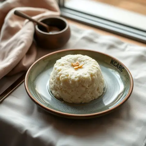 Oat pap. AI-generated photo.