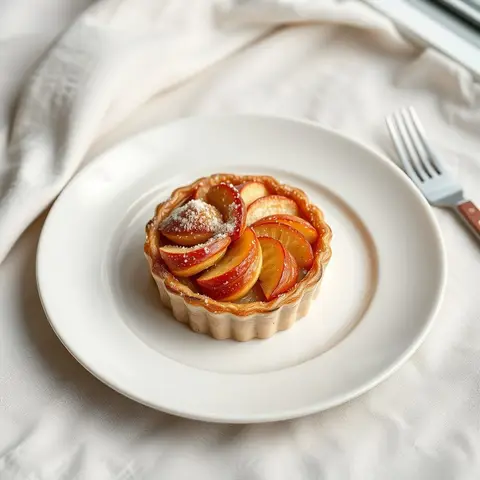 Apple pie. AI-generated photo.