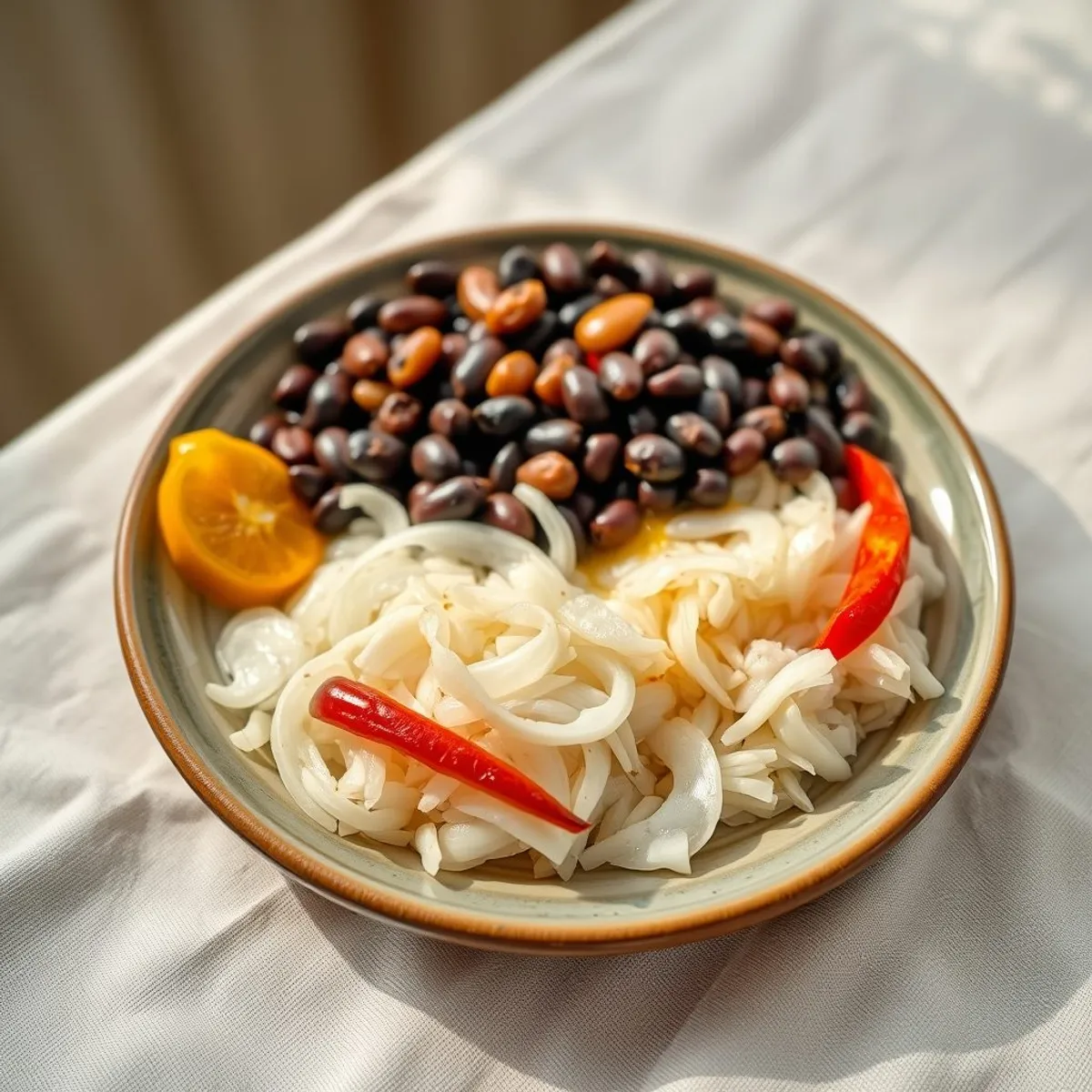 AI-generated photo Ewa · honey beans. AI-generated photo.