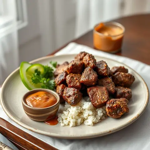 Suya. AI-generated photo.