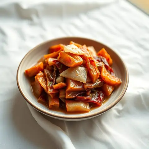Napa kimchi. AI-generated photo.