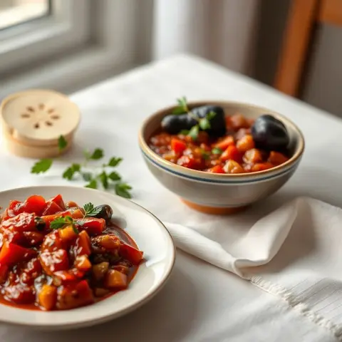 Ajvar. AI-generated photo.