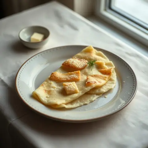 Potato lefse. AI-generated photo.