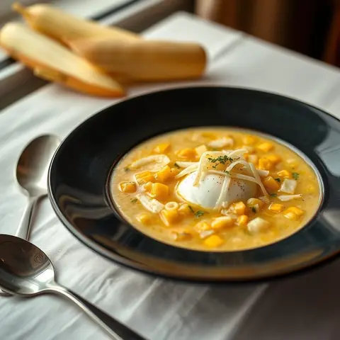 Sopa paraguaya. AI-generated photo.