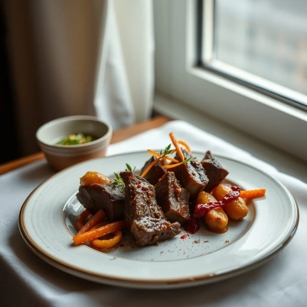AI-generated photo Anticuchos. AI-generated photo.