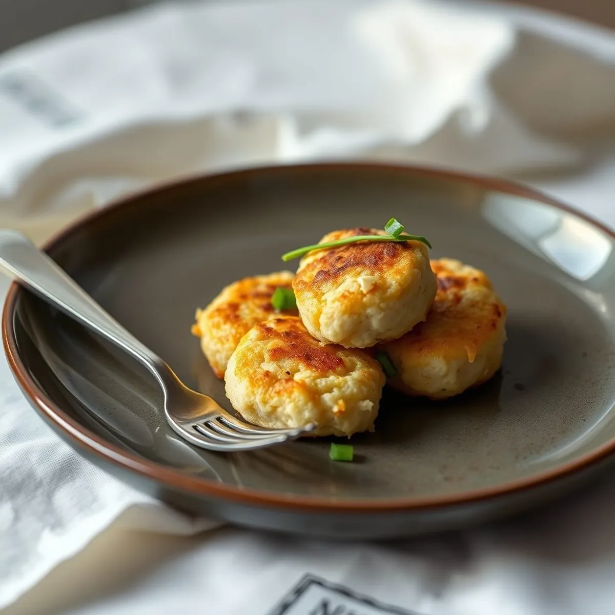 AI-generated photo Conch fritters. AI-generated photo.