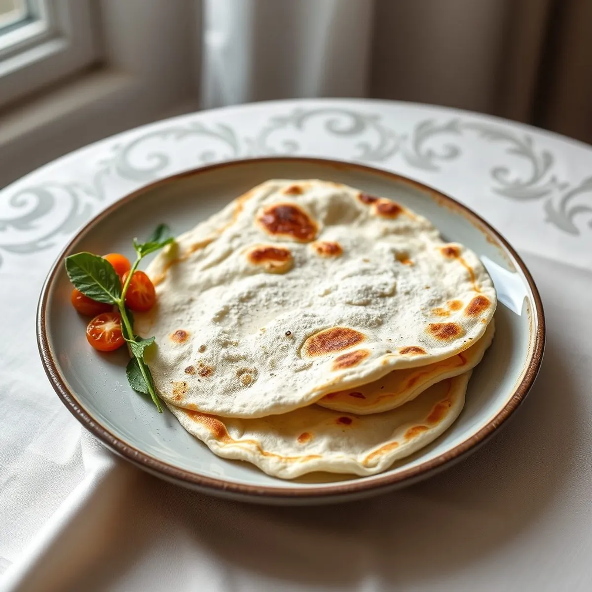 AI-generated photo Piadina. AI-generated photo.