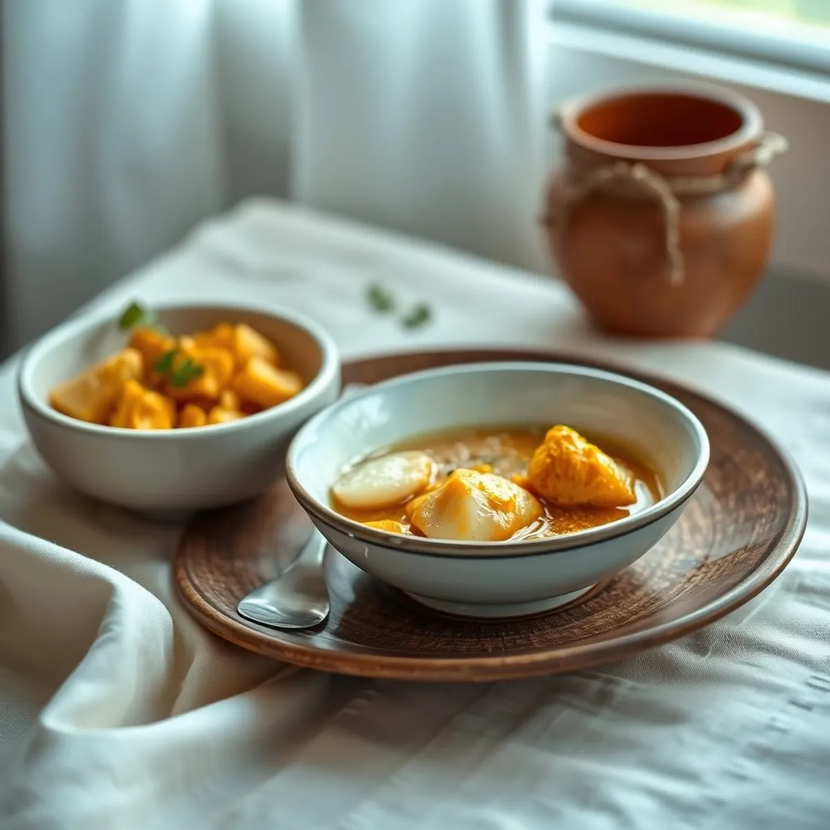 AI-generated photo Fish curry. AI-generated photo.