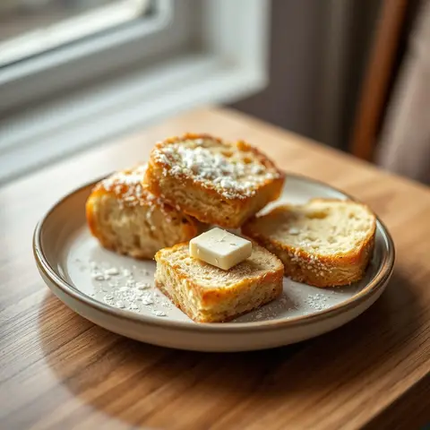 Fairy bread. AI-generated photo.