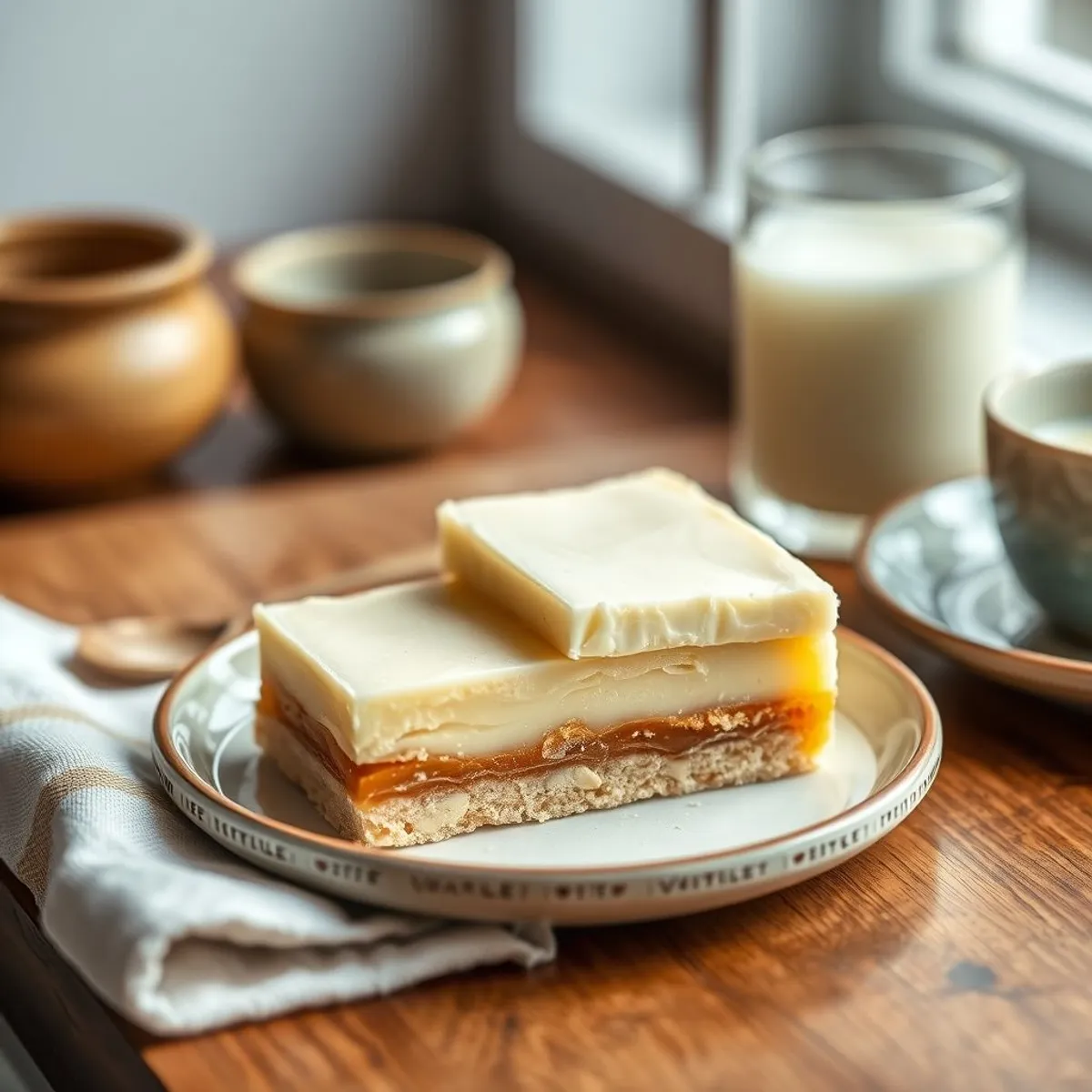 AI-generated photo Vanilla slice. AI-generated photo.