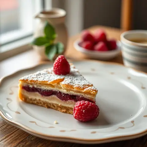 Linzertorte. AI-generated photo.