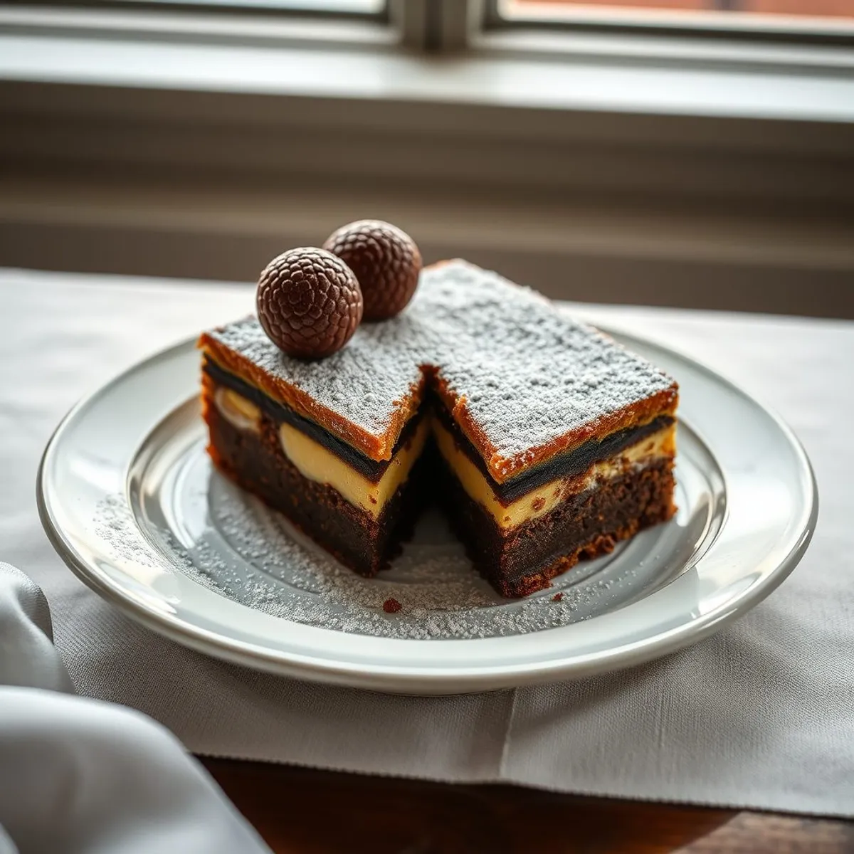 AI-generated photo Sachertorte. AI-generated photo.