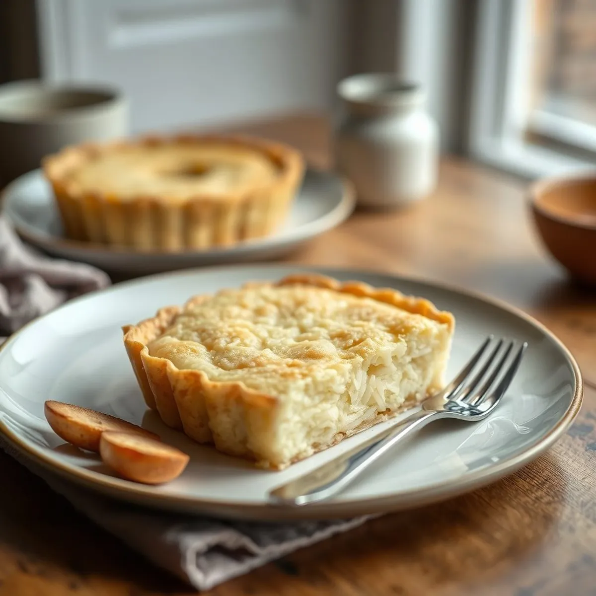 AI-generated photo Rice tart. AI-generated photo.