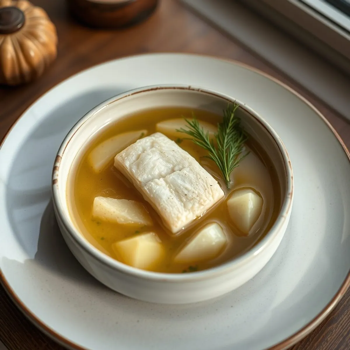 AI-generated photo Fish soup. AI-generated photo.