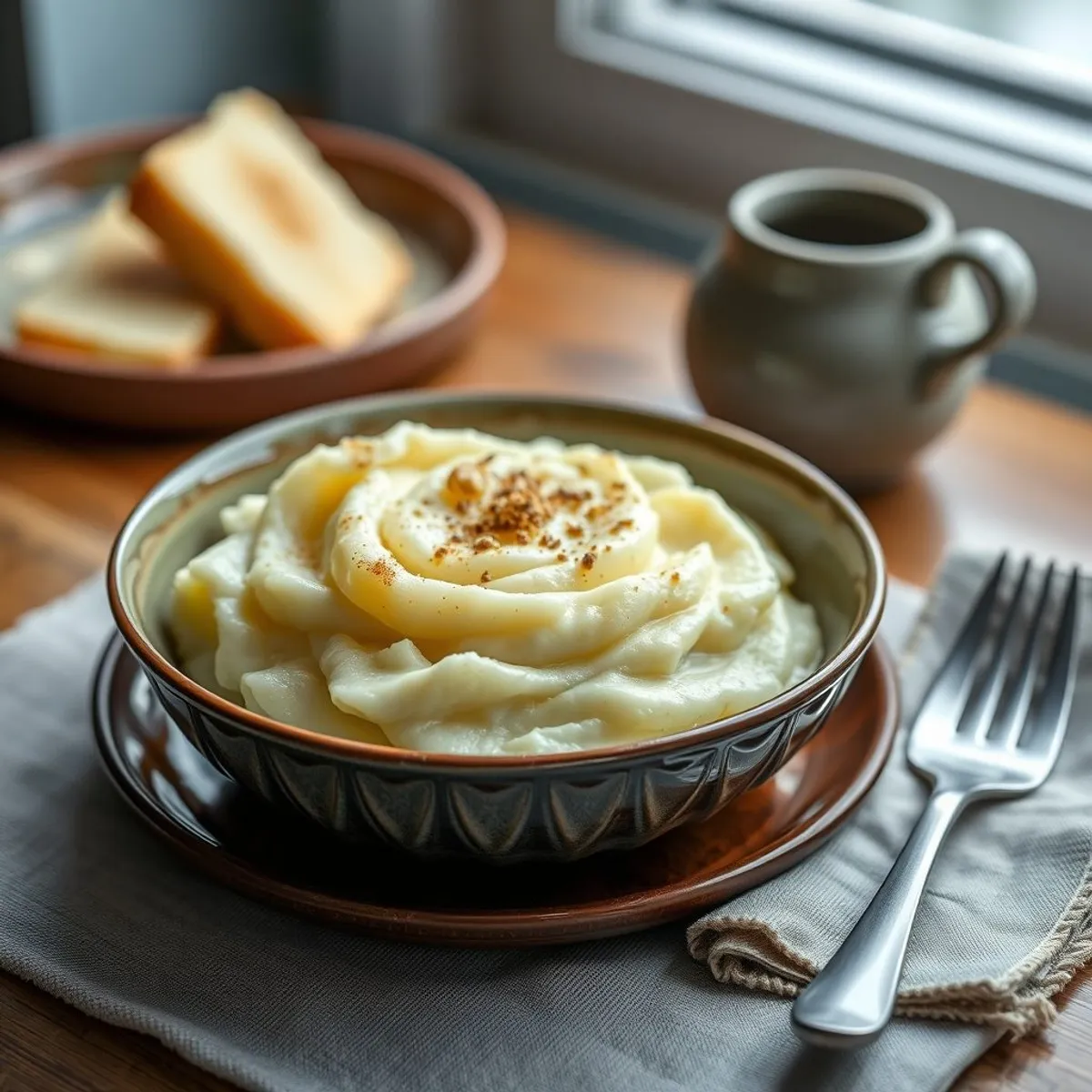 AI-generated photo Mashed potato. AI-generated photo.