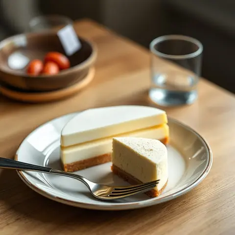 Cream torte. AI-generated photo.